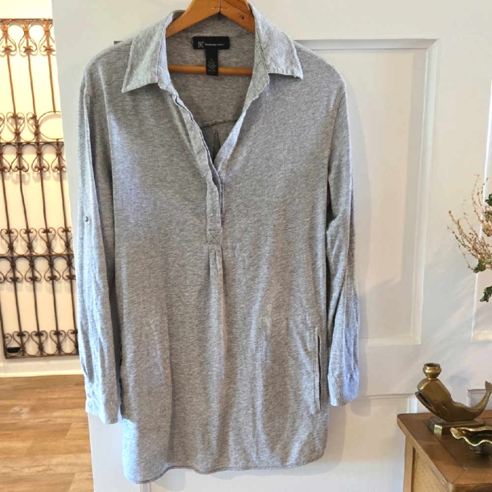INC International Concepts Gray Shirt